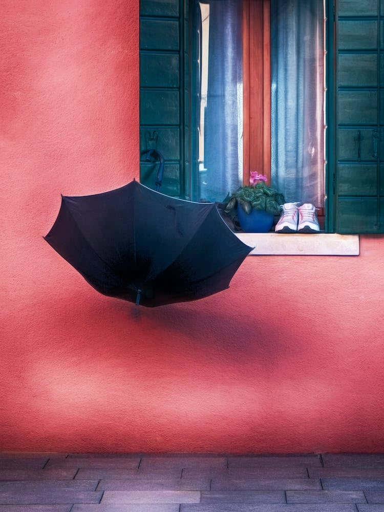 Umbrella & Window Burano