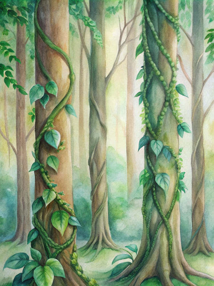 Ferns In The Forest 4