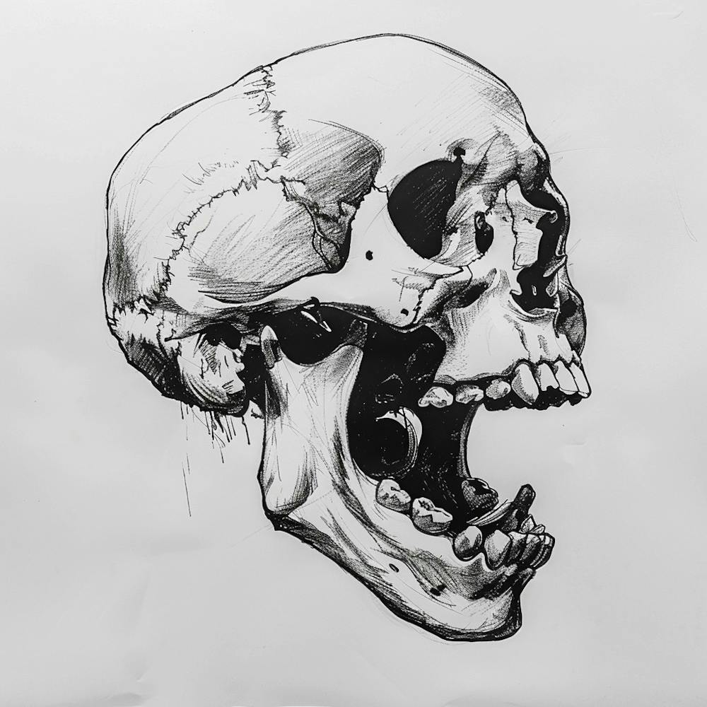 Skull Drawing 1
