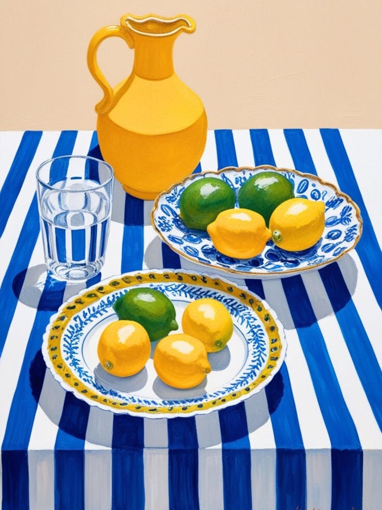 Lemons On A Table 4