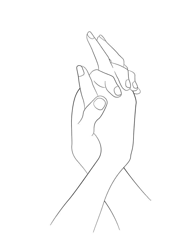 Hands Together Line