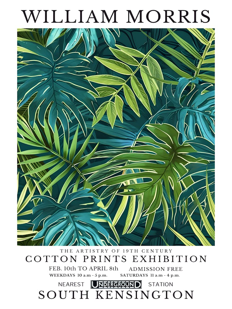 William Morris Cotton Prints Exhibition 108