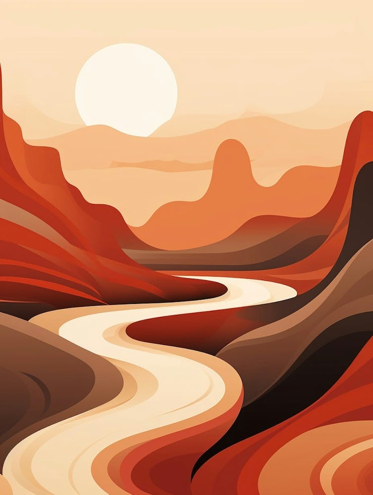 Desert Abstract Minimalist 6