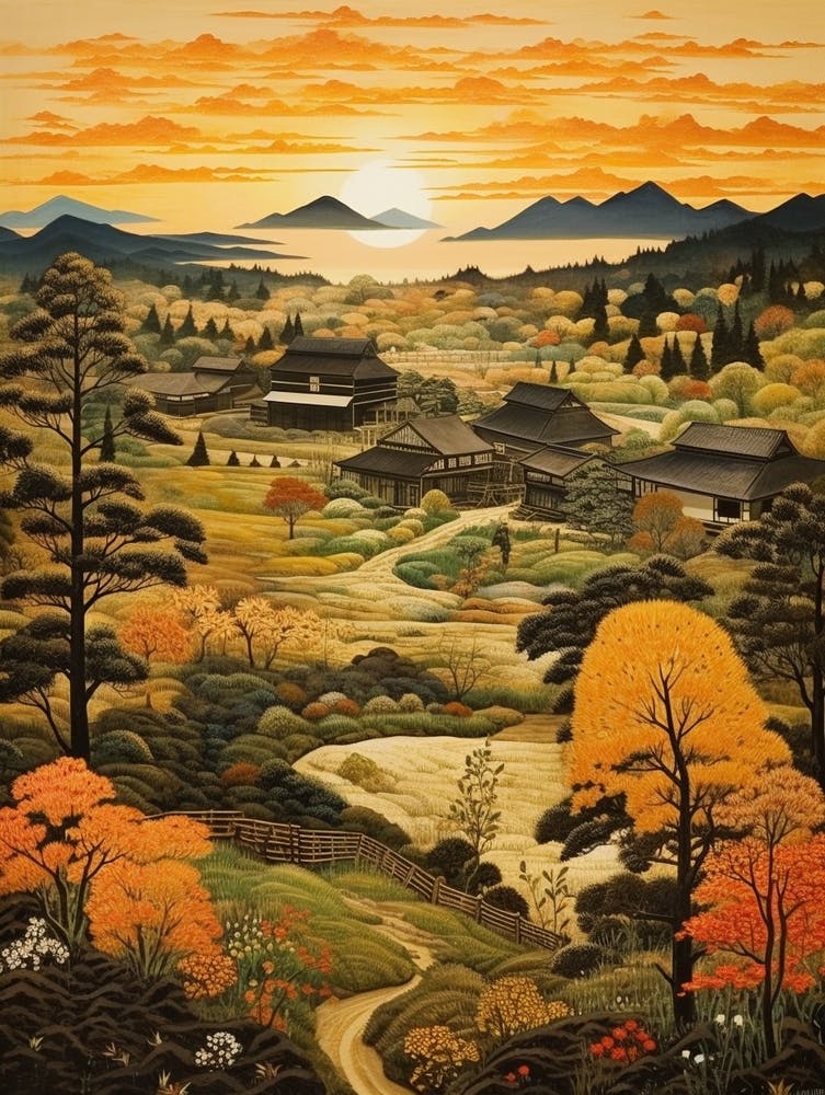 Rural Landscapes Satoyama Japanese Style 2