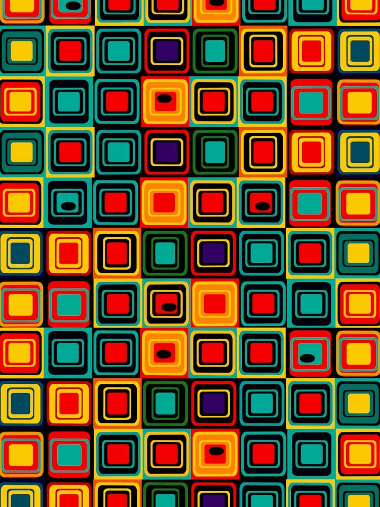 Colourful Retro Pattern