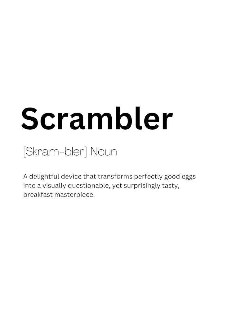 Scrambler Definition Meaning