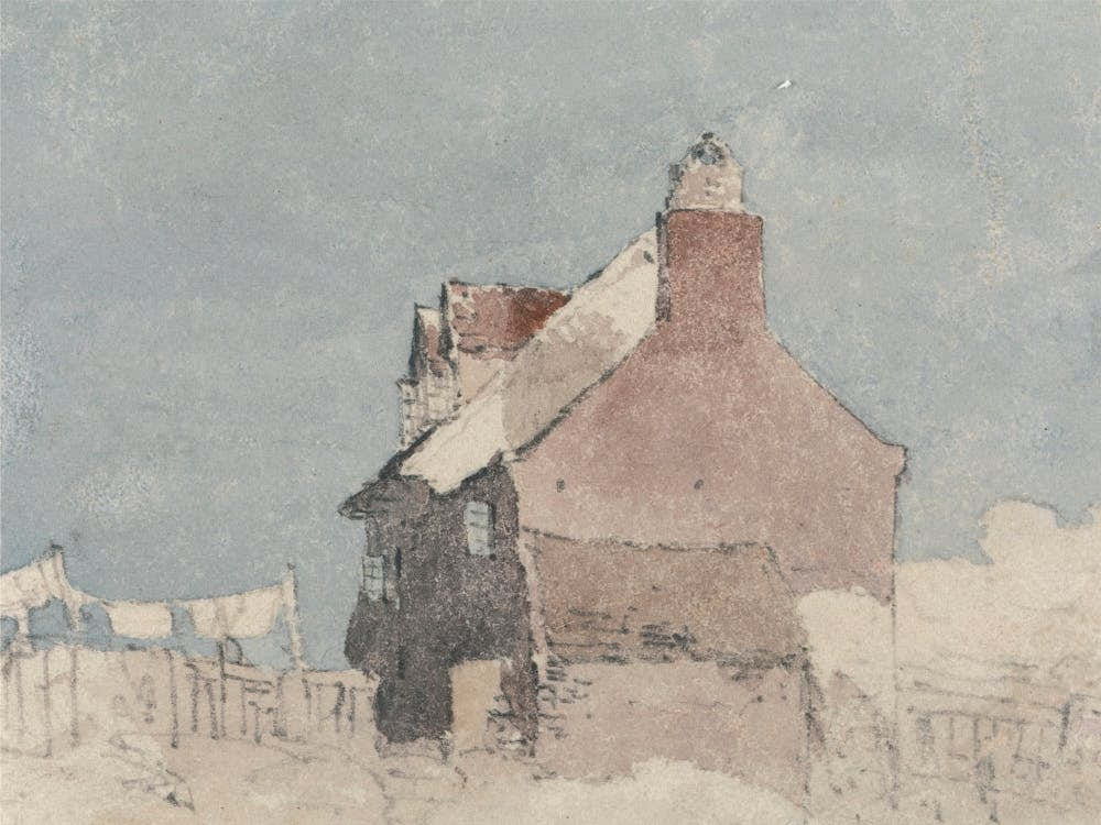 Cottage At Northfleet, Kent, David Cox