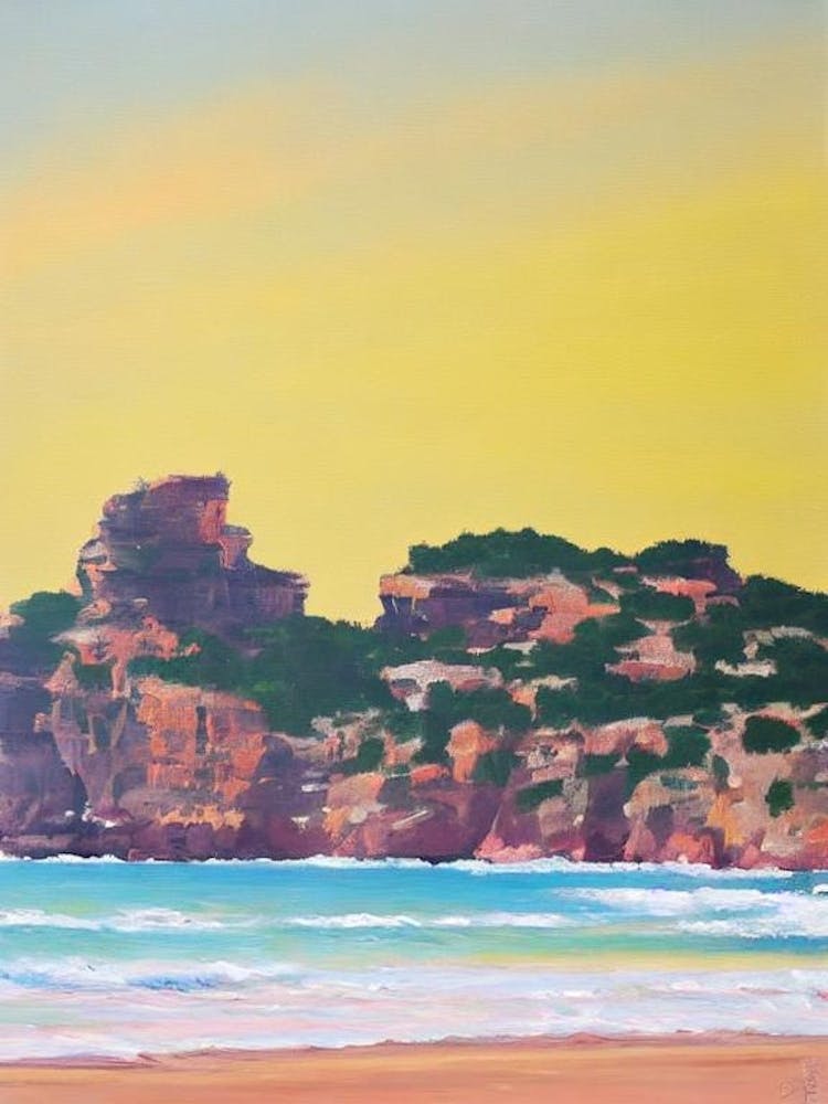 Cala Conta Beach, Ibiza, Spain Bright Abstract