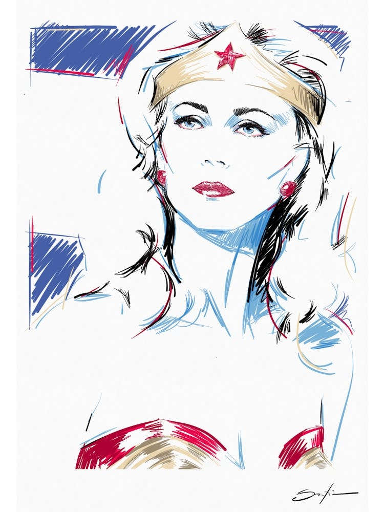 Wonder Woman (Lynda Carter) - Retro 80s Style