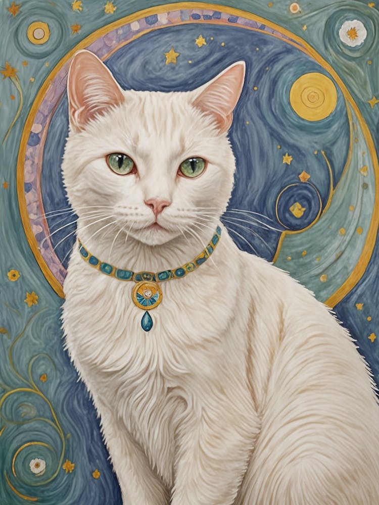 Cosmic White Cat