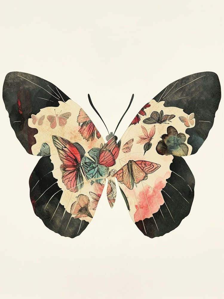 Colourful Insect Illustration Butterfly 27