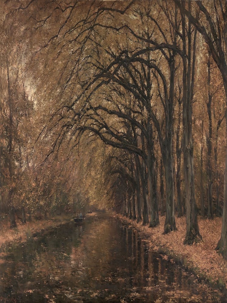 Canal In Autumn
