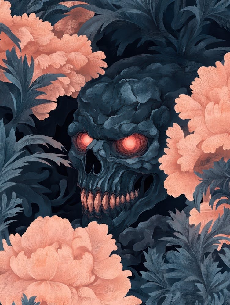Skull In Bloom