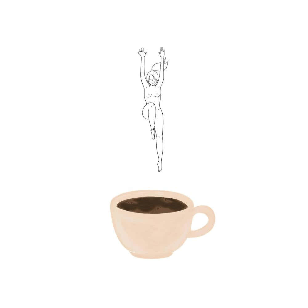 Coffee Girl Square