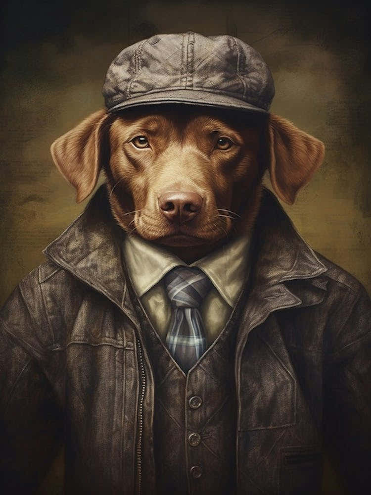 Gangster Dog Chesapeake Bay Retriever