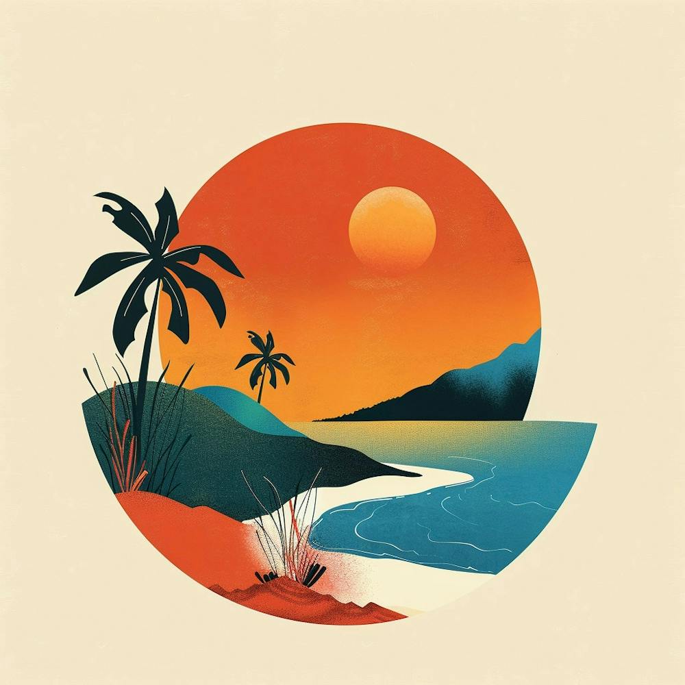 Sunset At The Beach