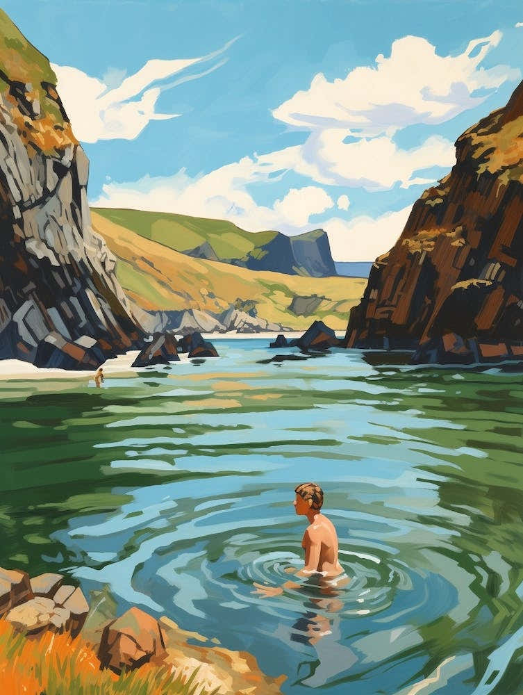 Wild Swimming At Llyn Cau Wales 2