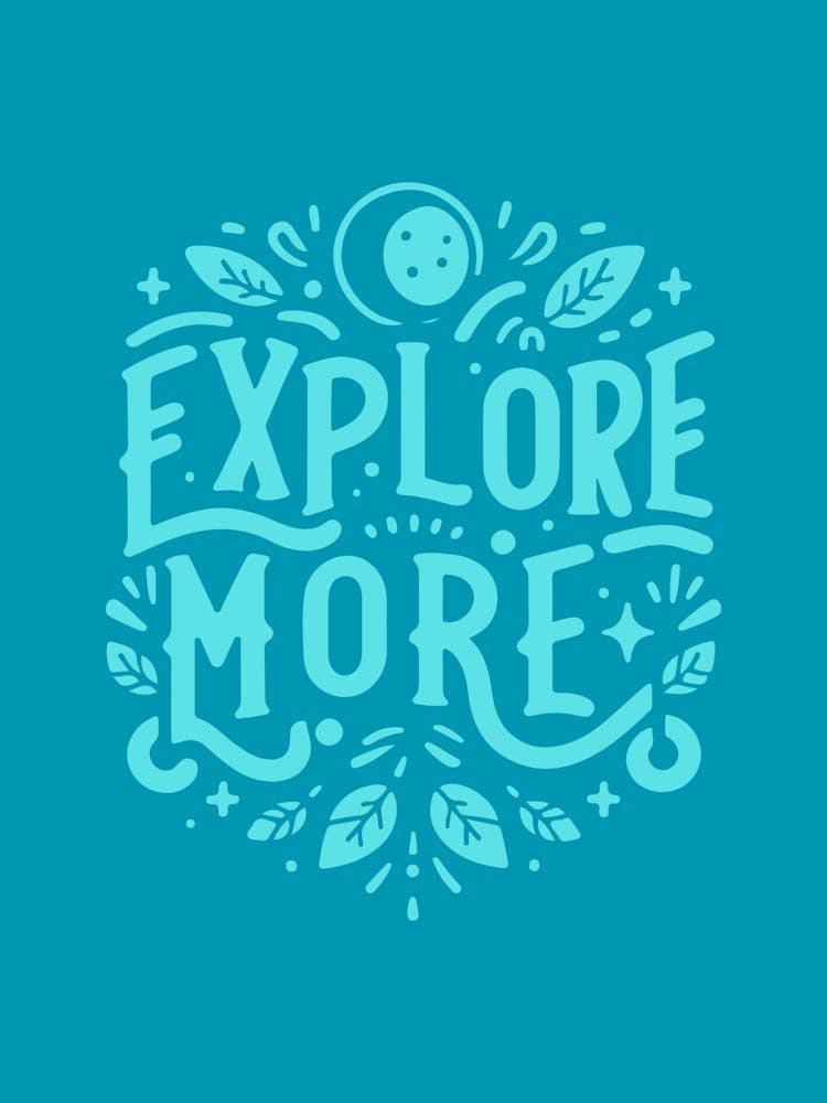 Adventure Travel Typography Poster – Inspirational Wall Art for Wanderlust Home Decor