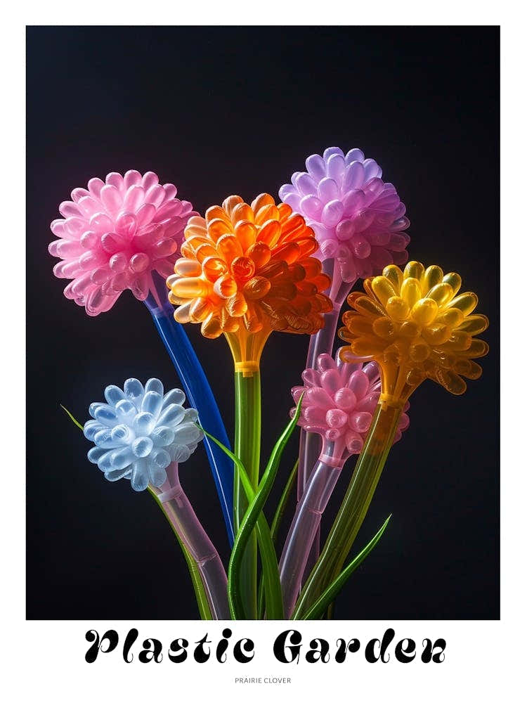 Bright Inflatable Flowers Poster Prairie Clover 2