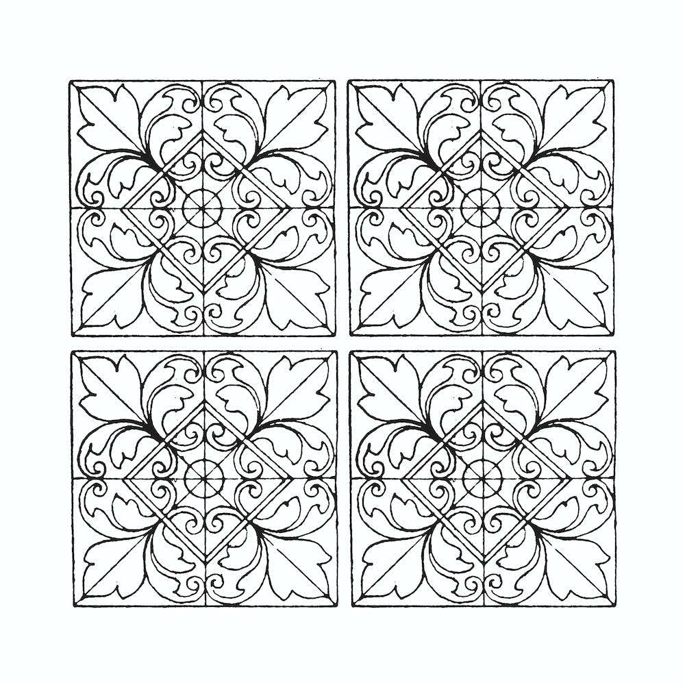 Boho Tile Sketch