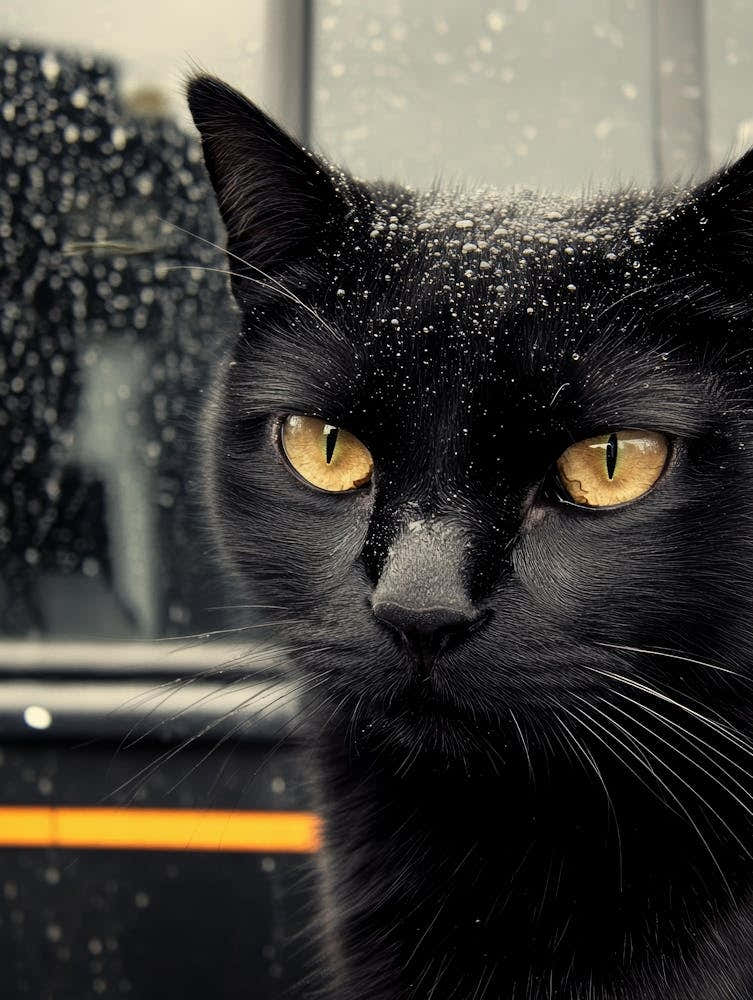 Black Cat In The Rain 2