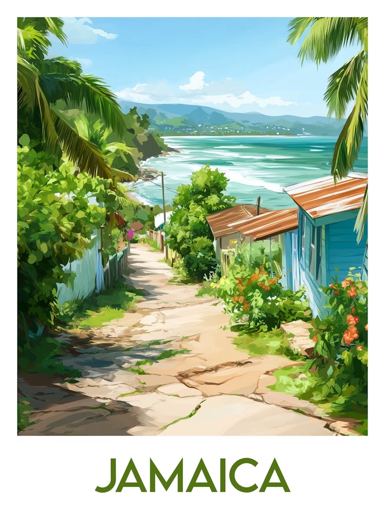 Affiche de voyage Jamaica 1