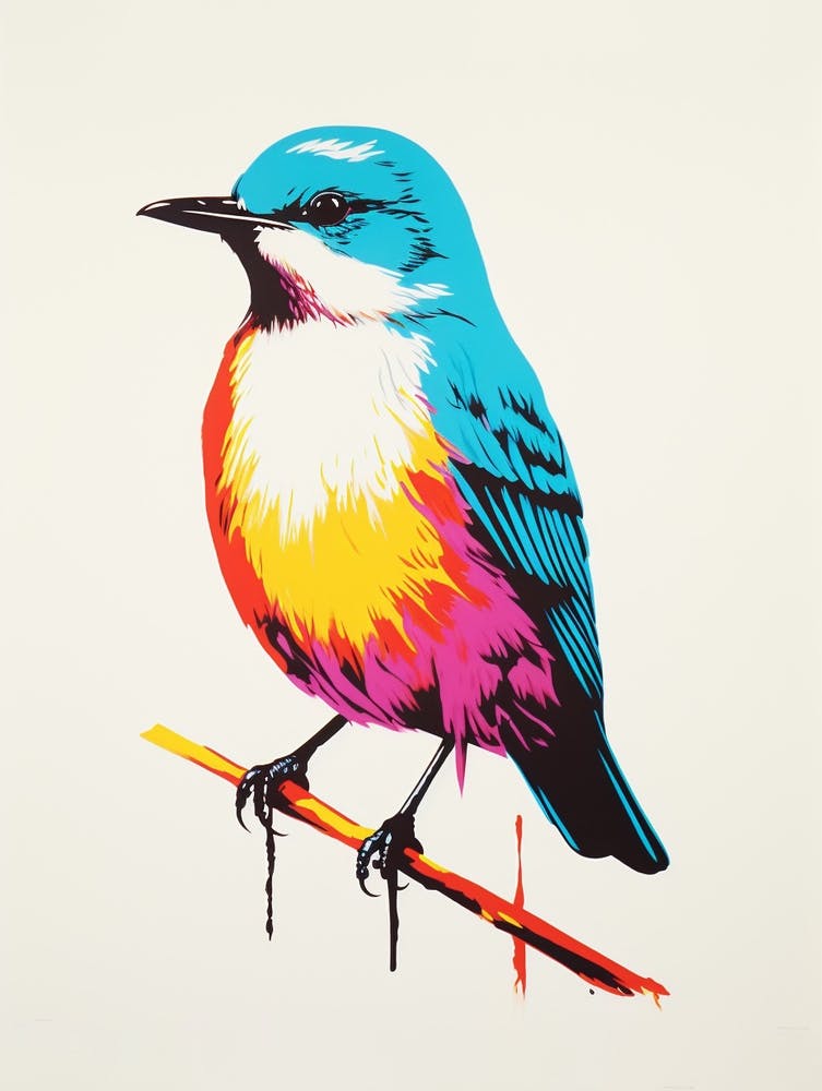 Andy Warhol Style Bird Dipper 4