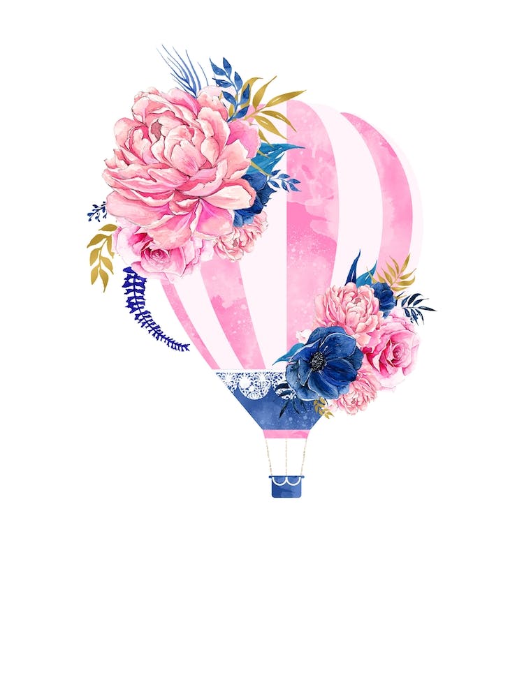 Pink Hot Air Balloon