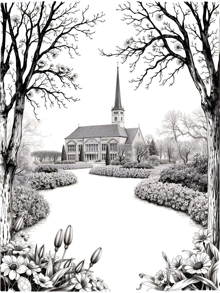 Church In Winter