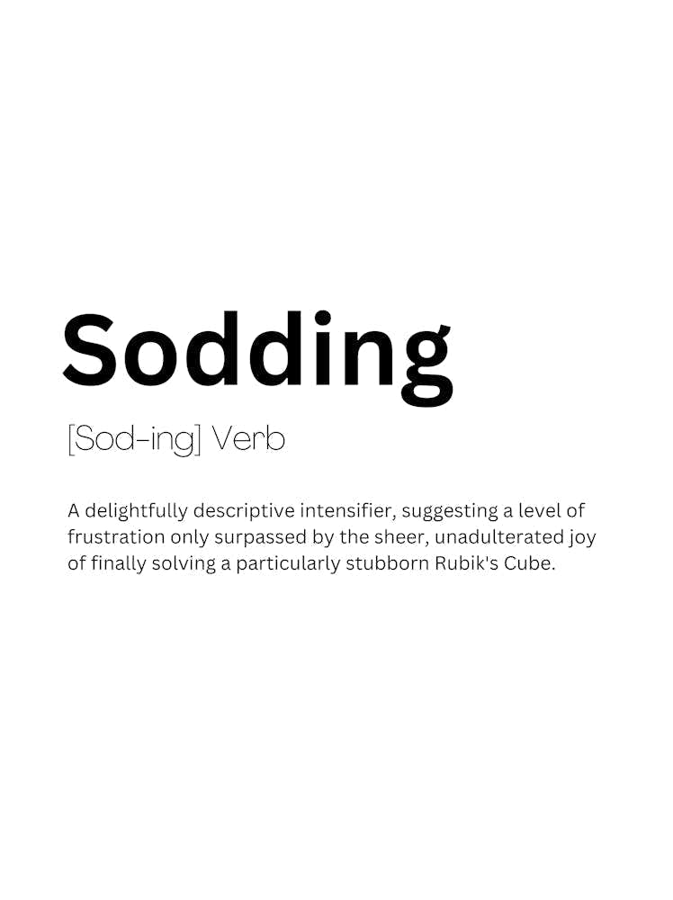 Sodding Definition Meaning