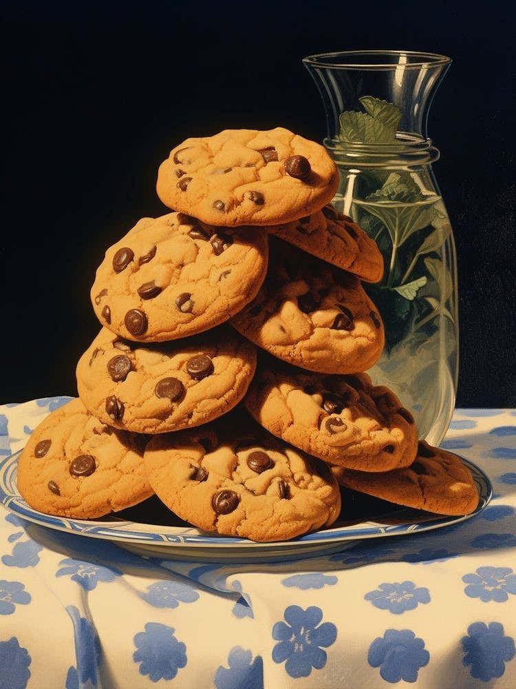 Cookies Vintage Cookbook Style 2