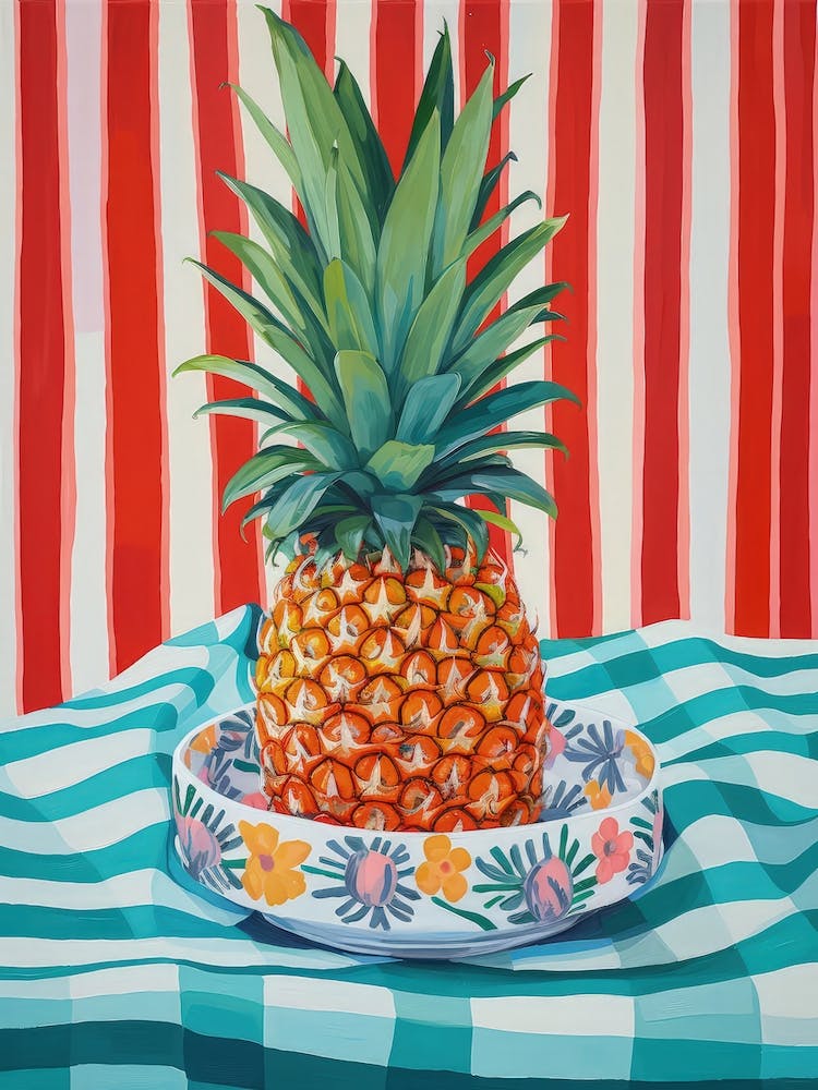 Pineapple Fruit Summer Illustration 2
