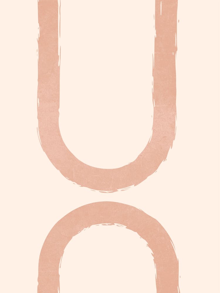 Abstract Brush Stroke 5 In Champagne