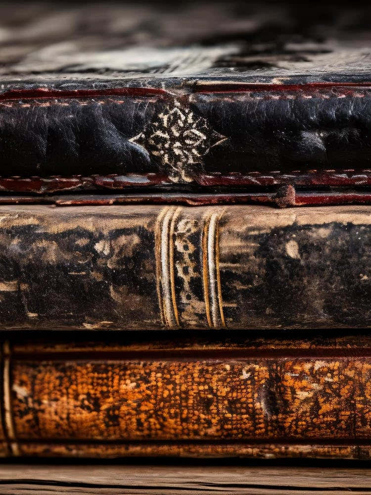 Old Books On A Table 2