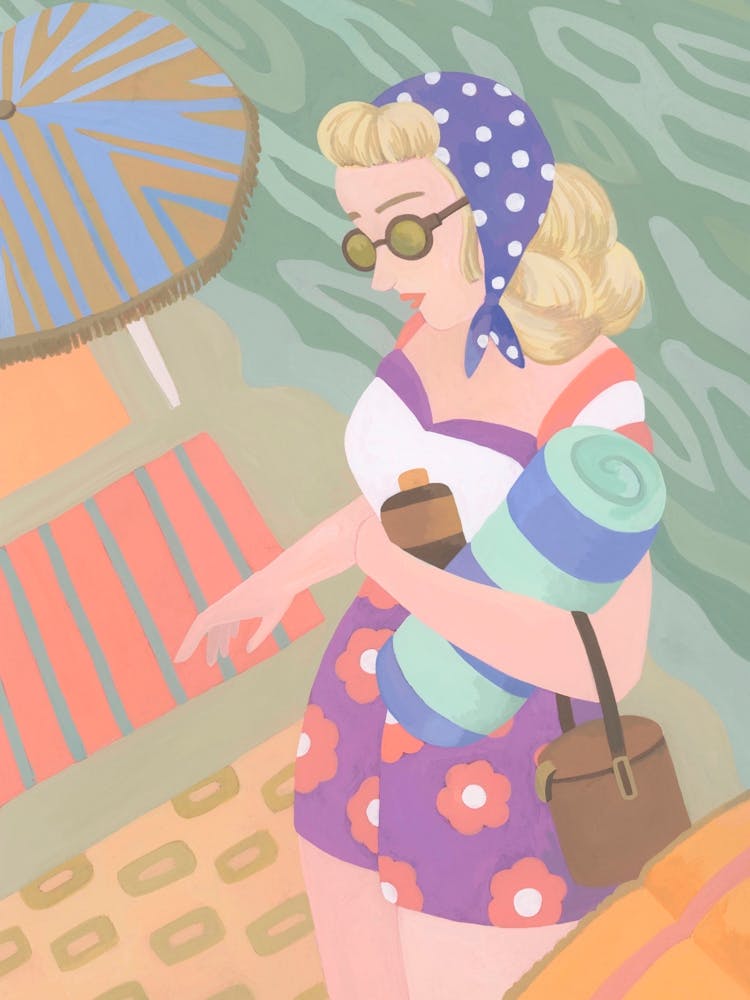 1950s Day at the Beach