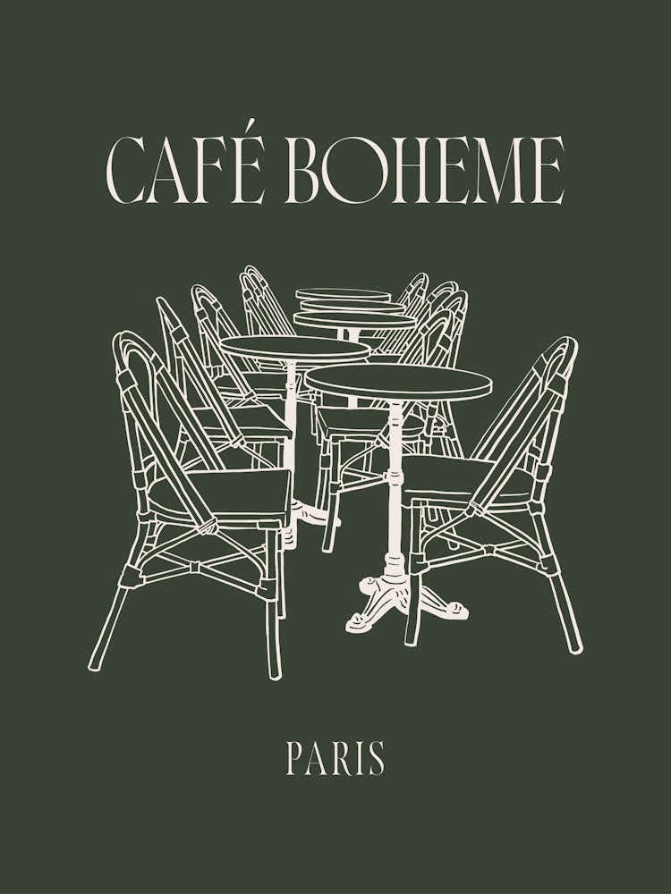 Cafe Boheme - Green