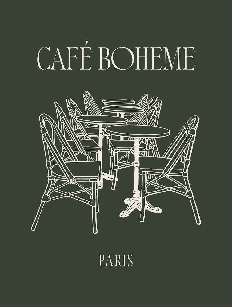 Cafe Boheme - Green
