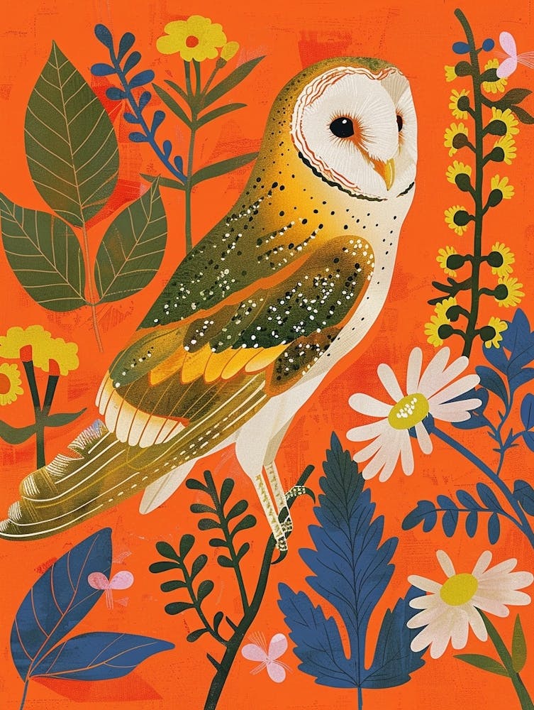 Spring Birds Barn Owl 2