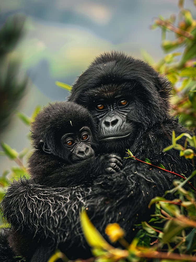 Rwanda Mountain Gorillas
