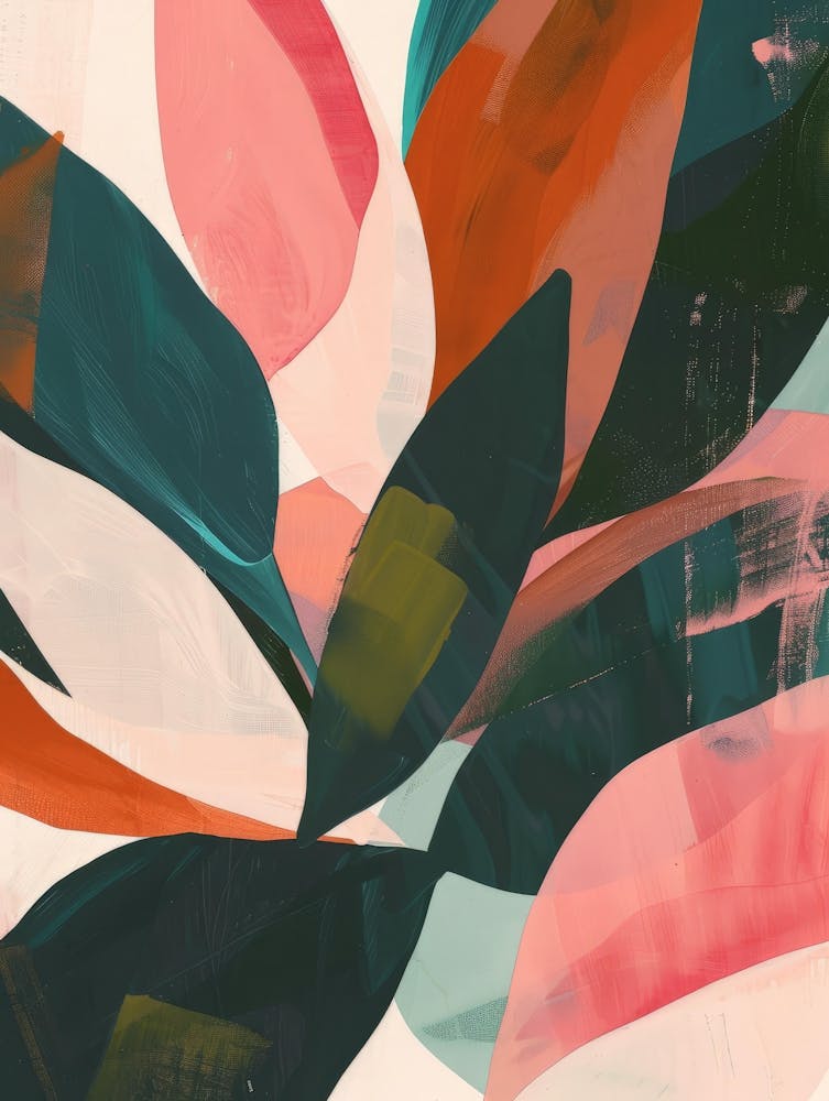 Abstract Leaf Painting 2