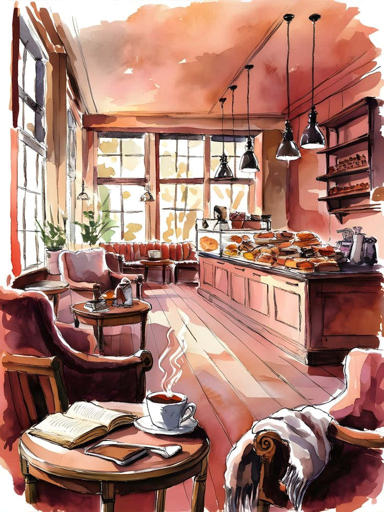 Coffee Shop Illustration
