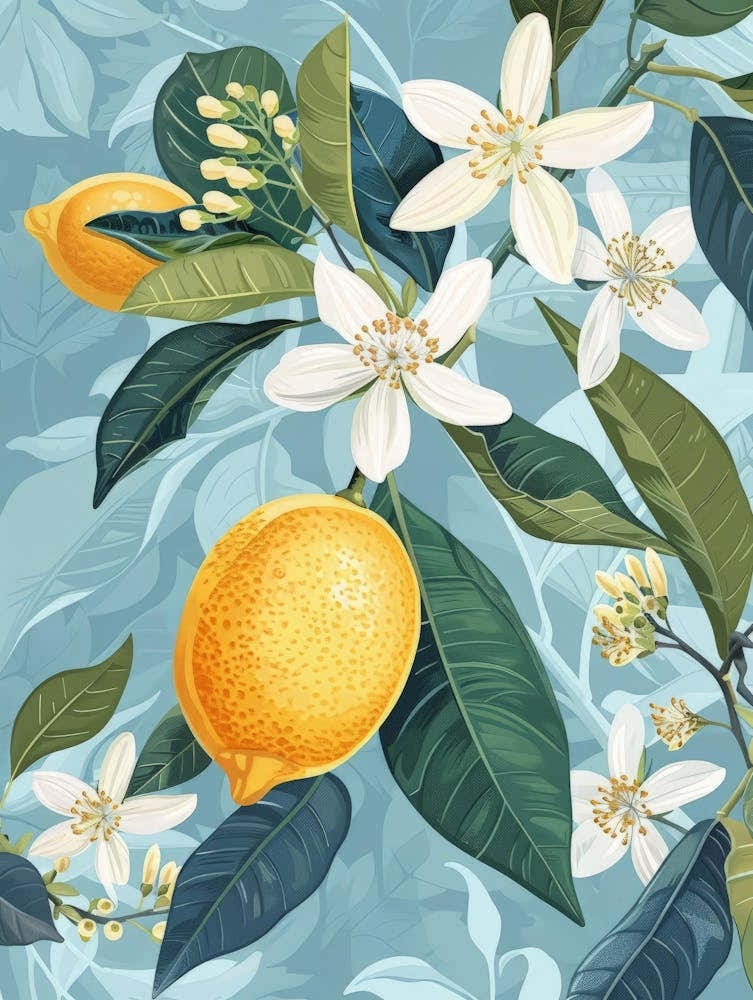 Lemons And Flowers 2
