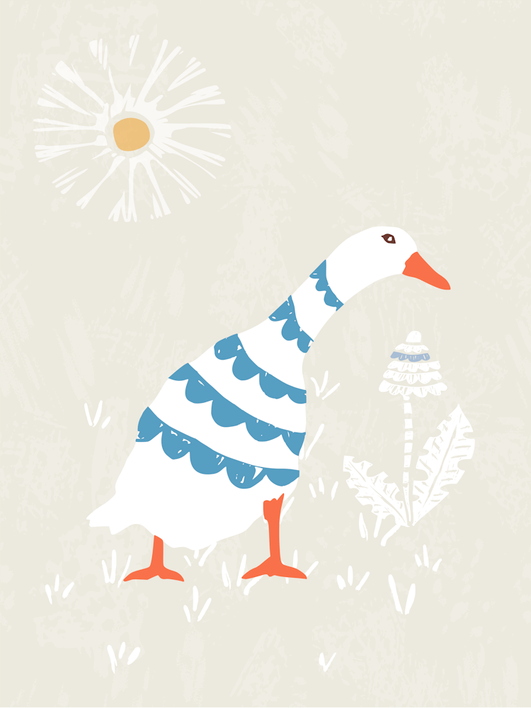 Goslings in the sunshine