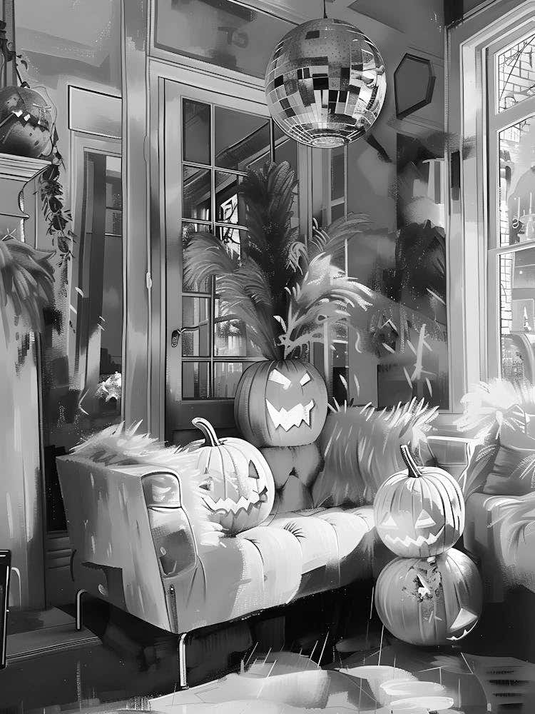Halloween Living Room
