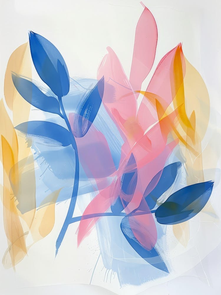 Abstract Leaves 34