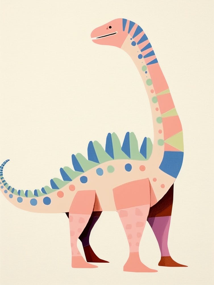 Nursery Dinosaur Art Spinosaurus 3