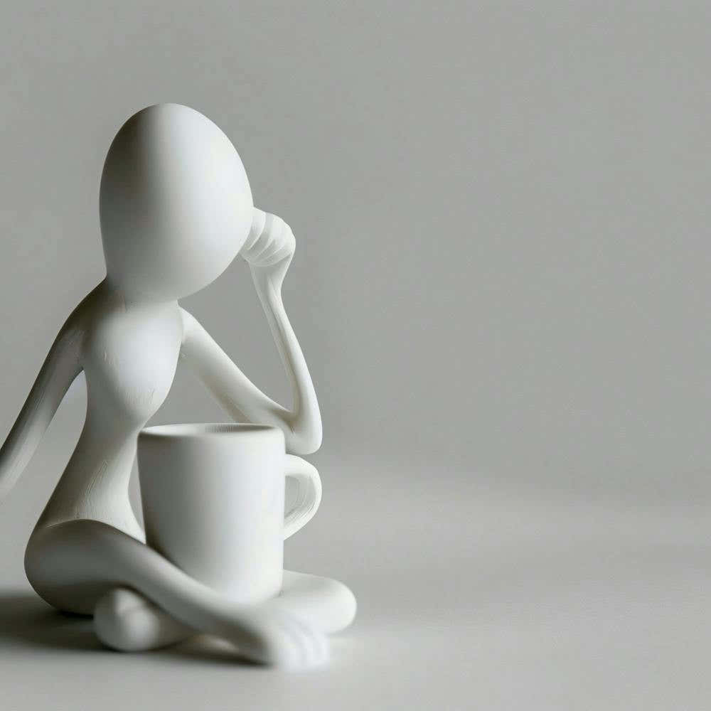 Person With A Cup Of Coffee