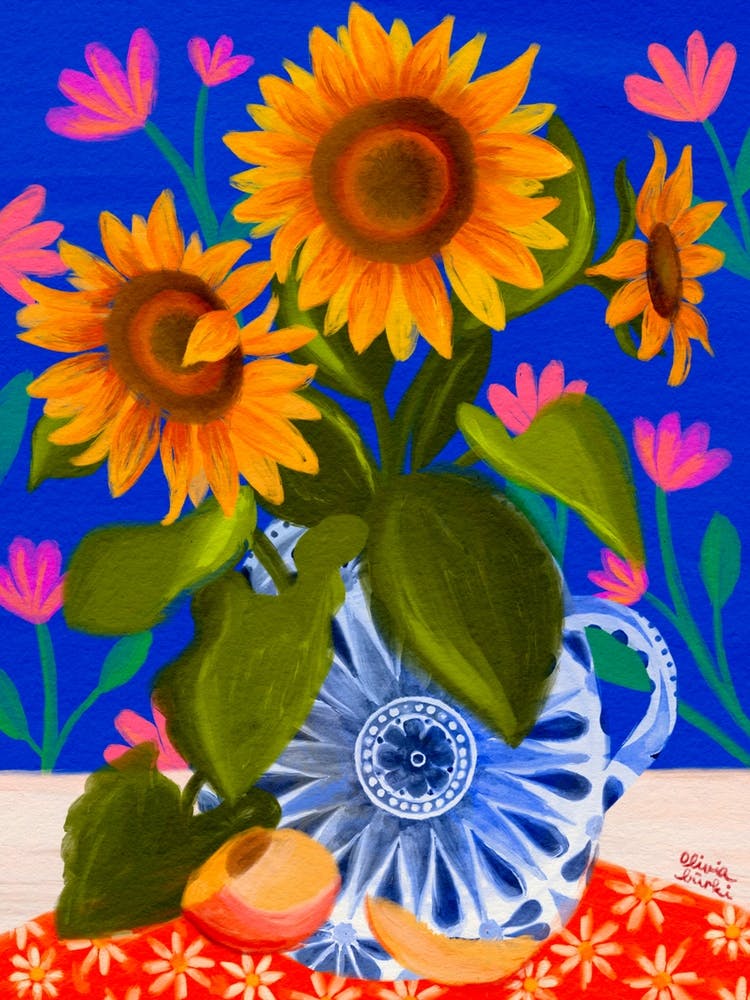 Still Life Sunflowers