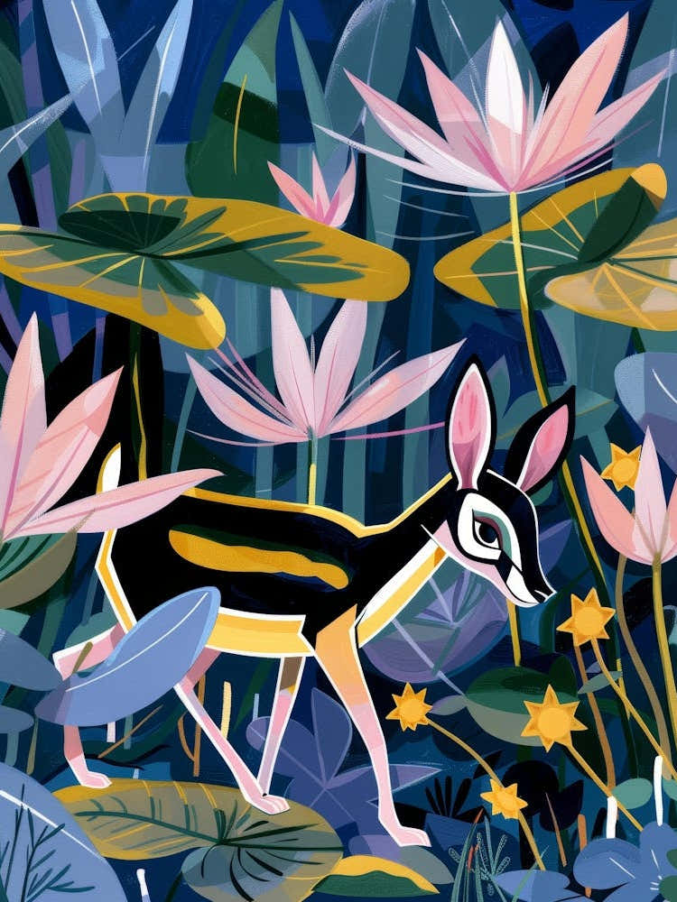 Deer In The Jungle 1