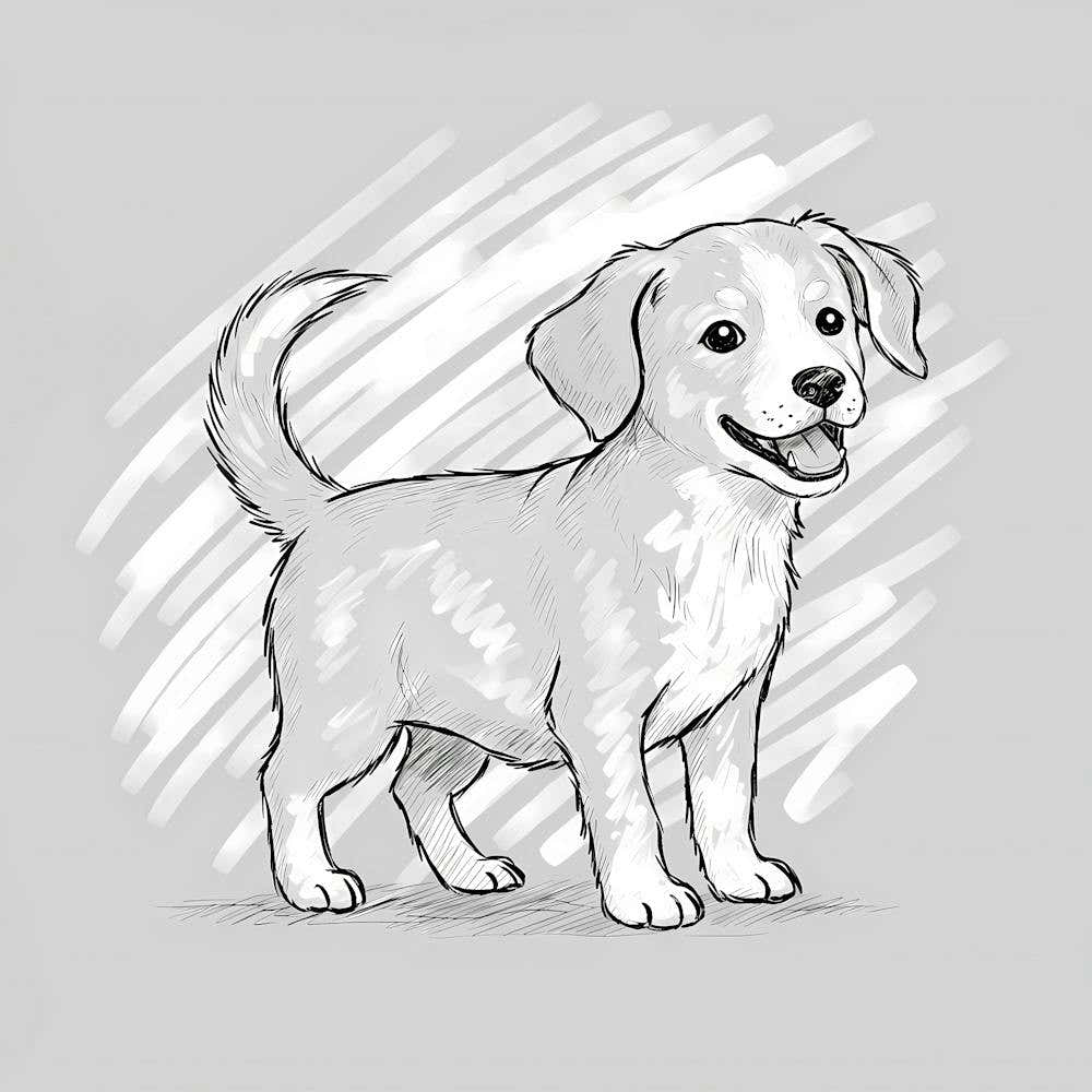 Puppy Drawing 2